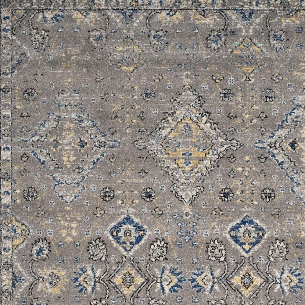 Safavieh Evoke EVK224G 2&#39;2&quot; x 4&#39; Dark Grey and Yellow Scatter Rug, , large