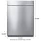 JennAir Noir 24" Built-In Dishwasher with 5 Wash Cycles and 38 dBA in Stainless Steel, , large