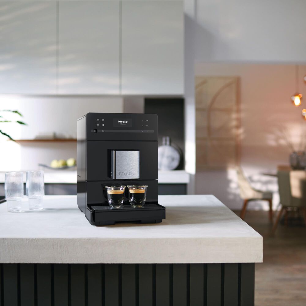 Miele 44 Oz Countertop Coffee Machine in Obsidian Black, , large