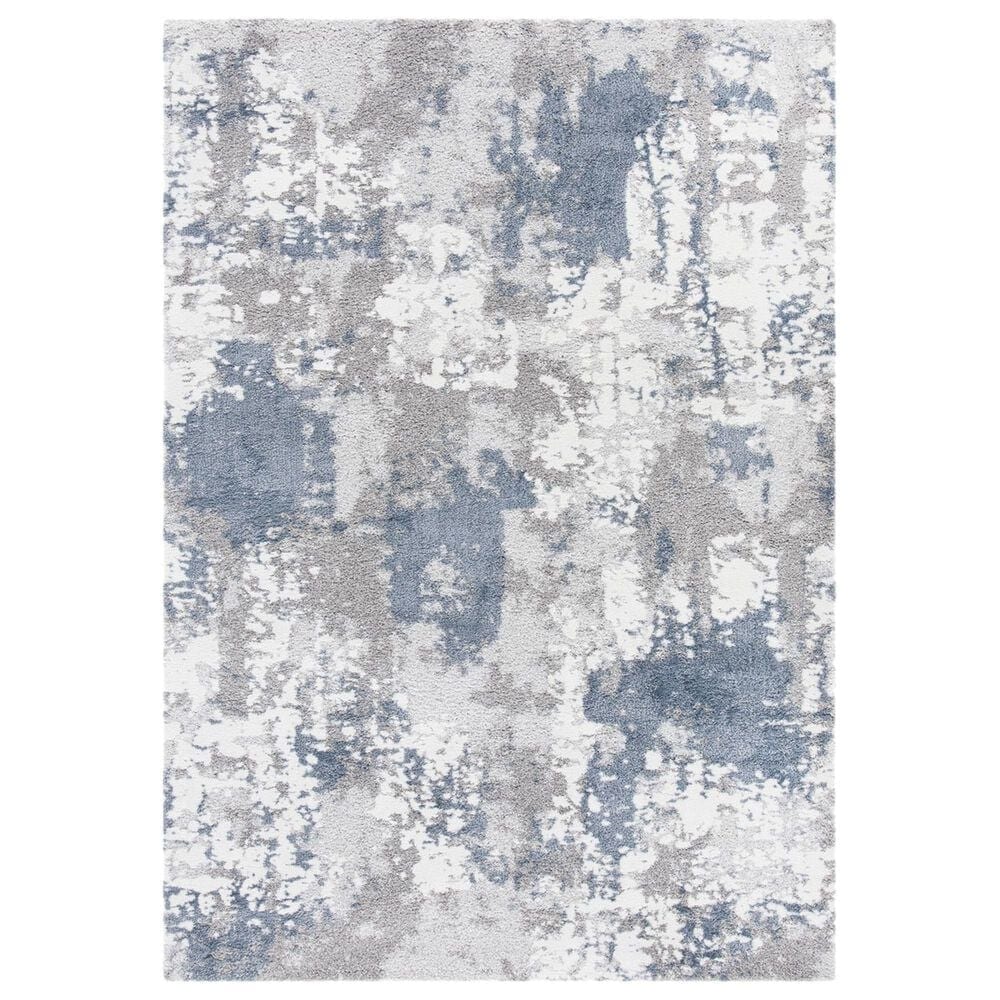 Safavieh Century CTY339F 6"7" x 9" Grey and Blue Area Rug, , large