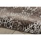 Nourison Karma KRM04 9"3" x 12"9" Mocha Area Rug, , large