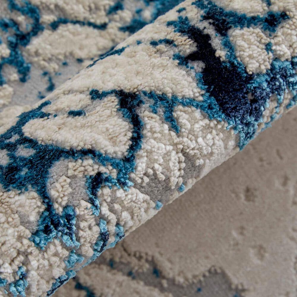 Feizy Rugs Indio 10&#39; x 13&#39;2&quot; Ivory and Blue Area Rug, , large