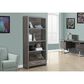 Monarch Specialties 71" Bookcase in Dark Taupe, , large