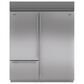 Sub-Zero Classic Dual Installation Kit with 66" Pro Louvered Grille in Stainless Steel, , large