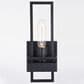 Vaxcel Marquis 1-Light Wall Sconce in Matte Black, , large