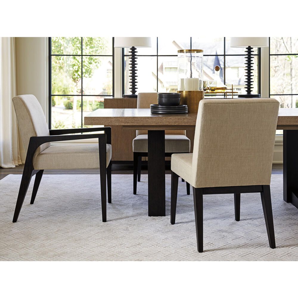 Lexington Furniture Zanzibar Latham Arm Chair in Deep Espresso, , large
