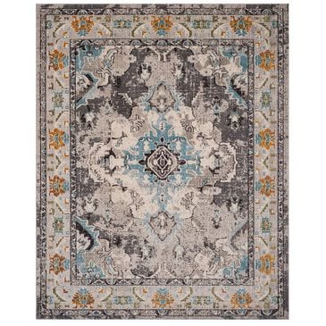 Safavieh Monaco MNC243G-10 10" x 14" Grey/Light Blue Area Rug, , large