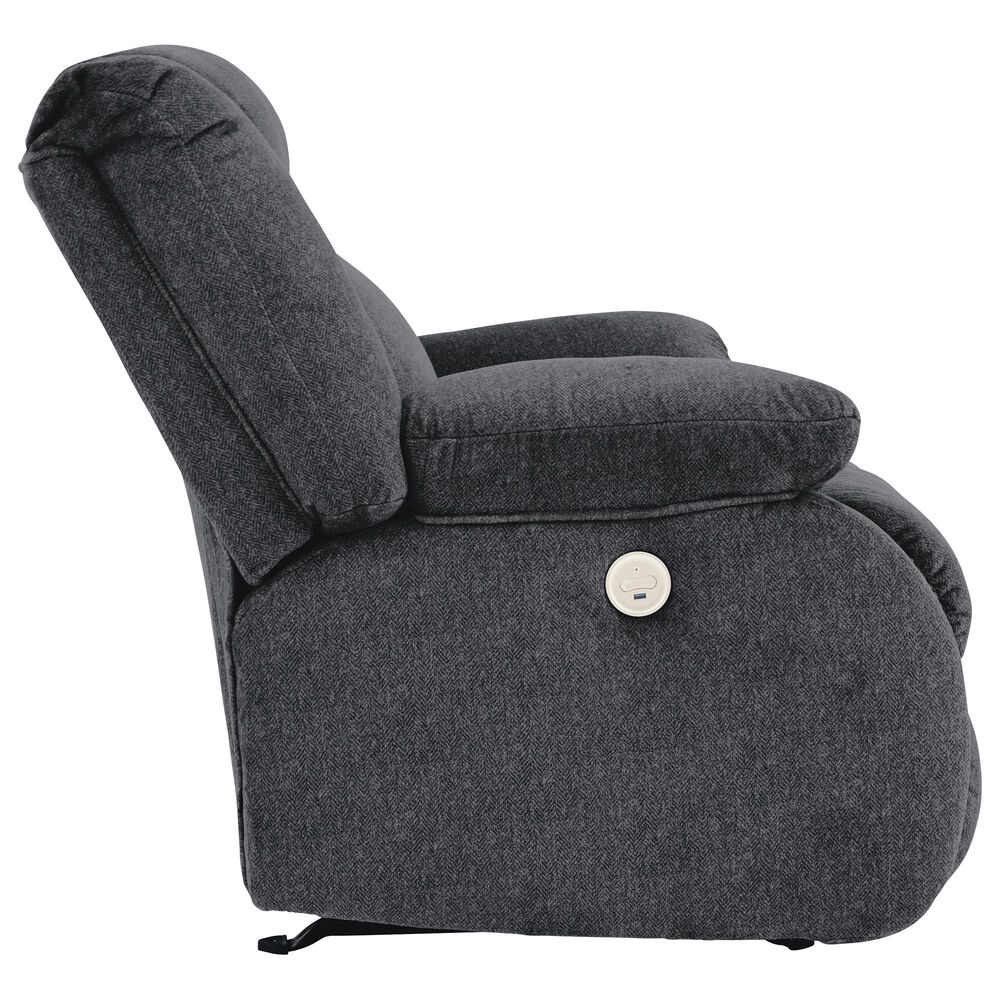 Ashley Burkner Power Rocker Recliner in Marine Velvet, , large