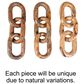 Creative Coop Decorative Marble Chain in Brown, , large