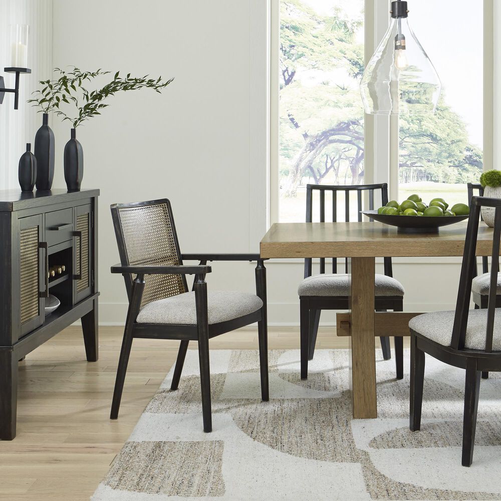 Millenium Galliden 7-Piece Dining Set in Light Brown and Black, , large