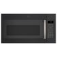 GE Appliances 2-Piece Kitchen Packages with 30" Slide-In Gas Range and 1.9 Cu. Ft. Over-the-Range Microwave Oven in Fingerprint Resistant Black Slate, , large