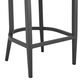 Armen Living Zella Patio Bar Stool with Earl Gray Cushion in Gray, , large