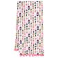 Swig Life Bubbly Tea Towel in Gold and White, , large