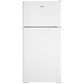 Hotpoint 15.6 Cu. Ft. Recessed Handle Top Freezer Refrigerator Right Hinge in White, , large