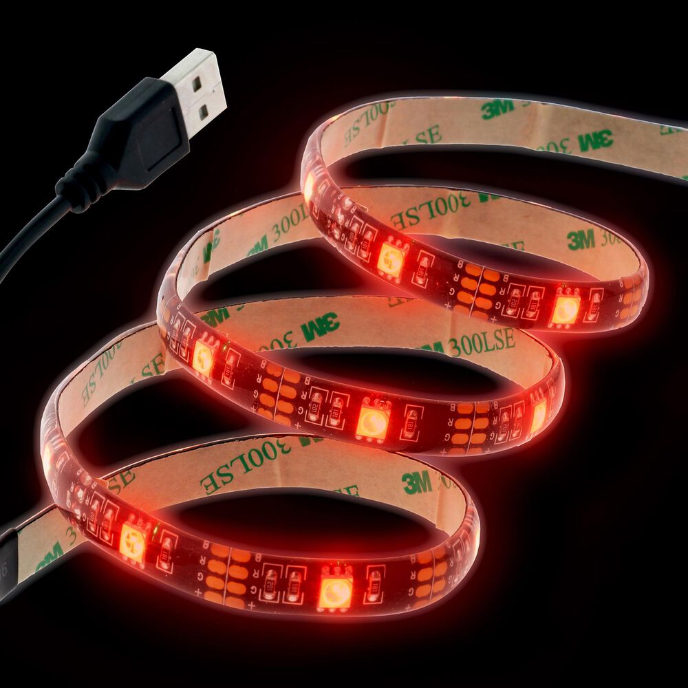 Monster 6.5&#39; Multi-Color LED Light Strip in Black, , large