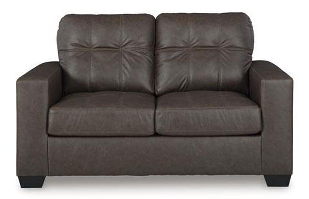 Ashley Barlin Mills Loveseat in Umber, , large