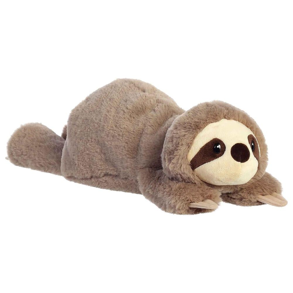 Aurora Snoozles 18&quot; Sloth Plush in Brown, , large