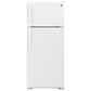 GE Appliances 17.5 Cu. Ft. Top-Freezer Refrigerator in White, , large