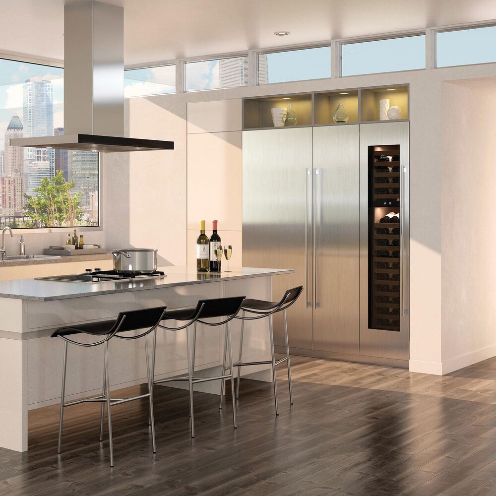 Sub Zero 8.8 Cu. Ft. Designer Column Freezer with Ice Maker in Panel Ready, , large