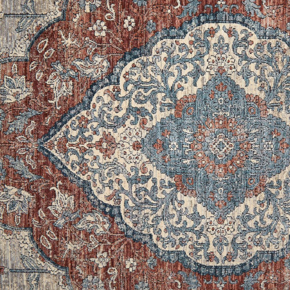 Feizy Marquette 4&#39; x 5&#39;3&quot; Gray and Multicolor Area Rug, , large