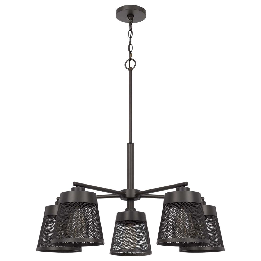 Cal Lighting Hampton Chandelier in Matte Black, , large