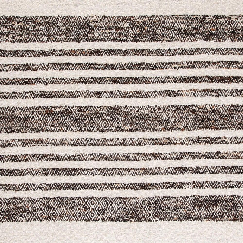 Safavieh Natura NAT329Z 2&#39;3&quot; x 8&#39; Black and Ivory Runner, , large