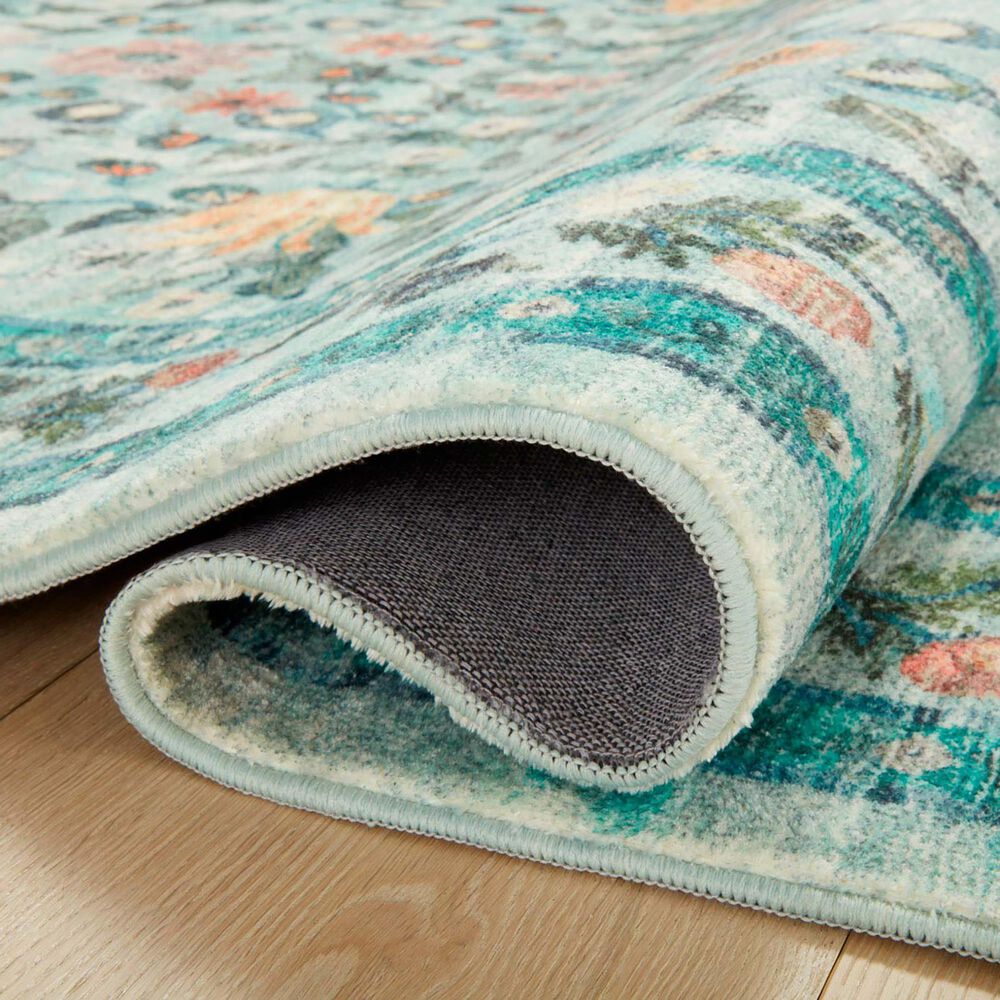 Rifle Paper Co. x Loloi Courtyard 2&#39; x 5&#39; Eve Sage Runner, , large