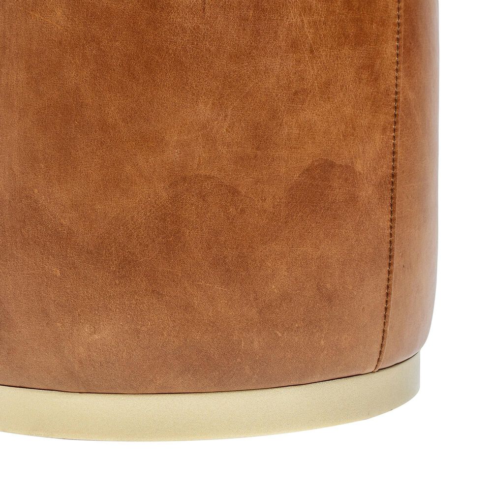 Jennifer Taylor Home Nico Ottoman in Camel Brown, , large