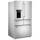 KitchenAid 2-Piece Kitchen Package with 25.8 Cu. Ft. Refrigerator and 24" Built In Towel Bar Dishwasher in Stainless Steel, , large