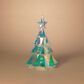 The Gerson Company 19.7" USB Electric RGB Lighted Holographic Holiday Tree with Remote Control in White, , large