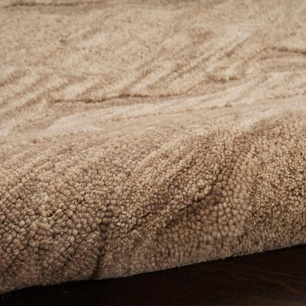 Nourison Graceful 2&#39;3&quot; x 7&#39;6&quot; Taupe Runner, , large