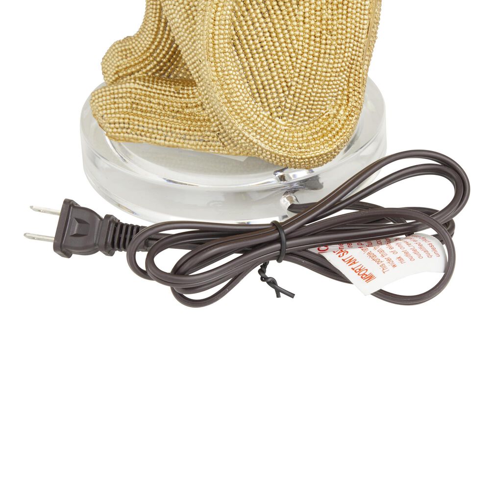 Maple and Jade Polystone Glam Table Lamp in Gold, , large