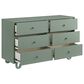Oxford Baby Meridian 2-Piece Nursery Set with 3-in-1 Convertible Crib and Dresser in Olive Green, , large