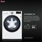 LG 5.0 Cu. Ft. Front Load Washer with TurboWash 360 in White, , large
