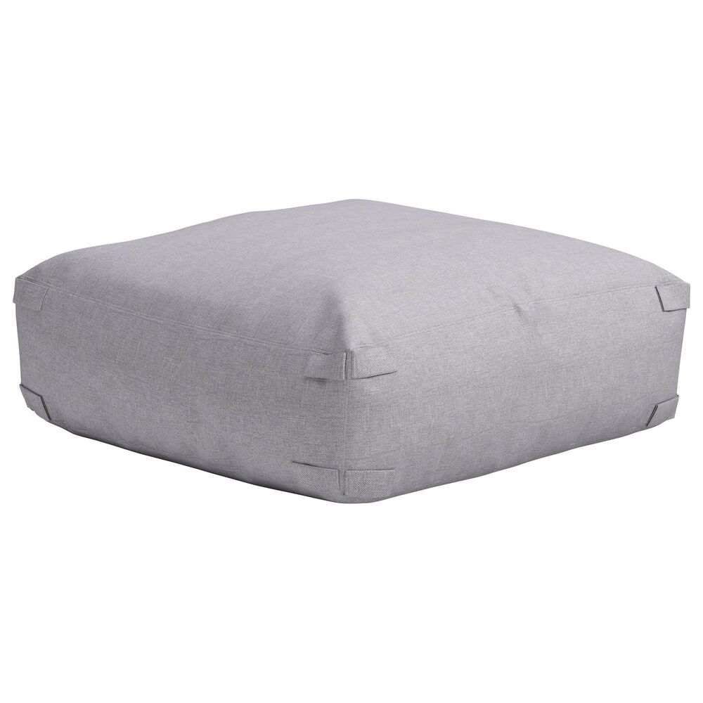 Zuo Modern Luanda Outdoor Ottoman in Gray, , large