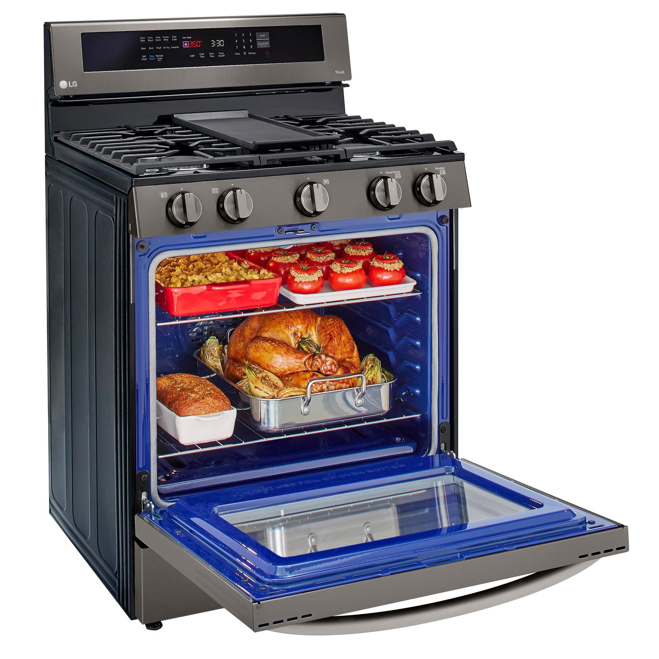 LG 5.8 Cu. Ft. Smart Wi Fi Enabled True Convection InstaView Gas