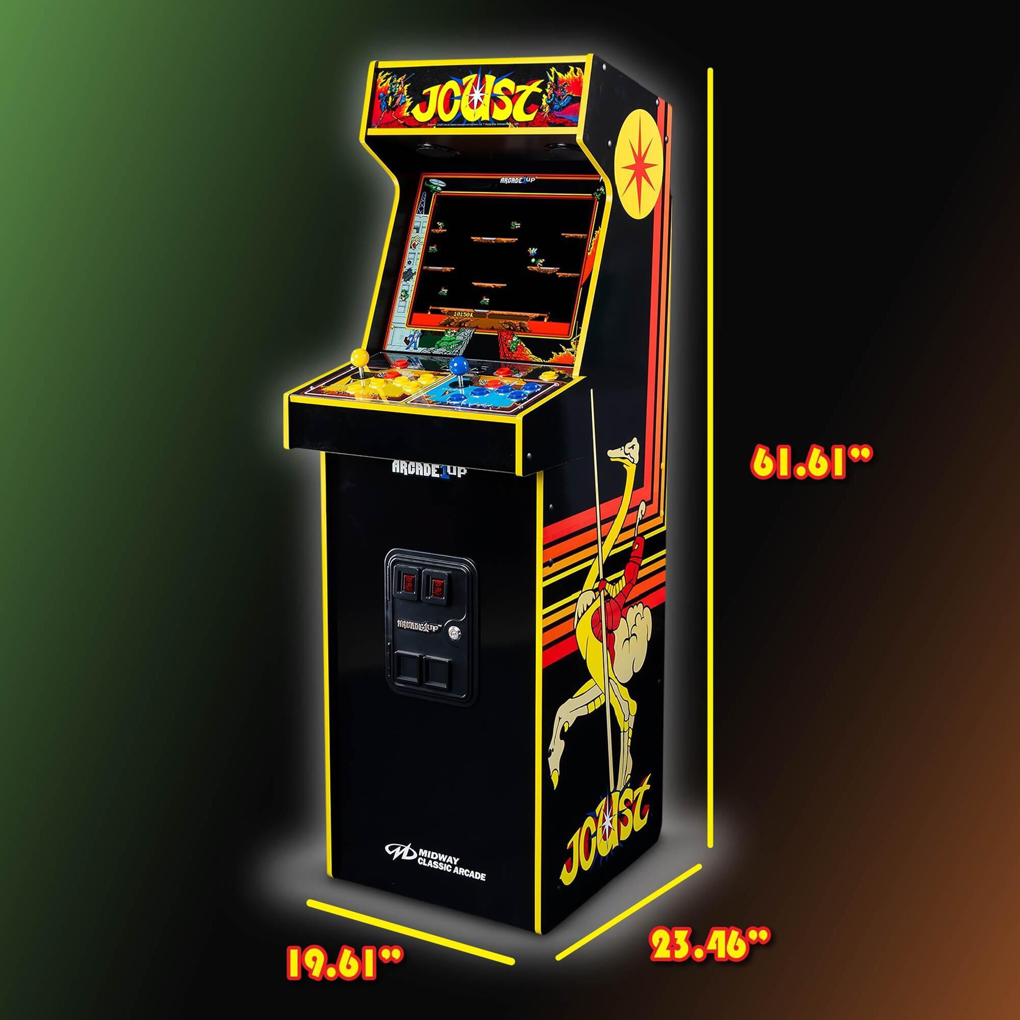Arcade1Up Joust & Rampage Deluxe Arcade Machine in Multicolor
