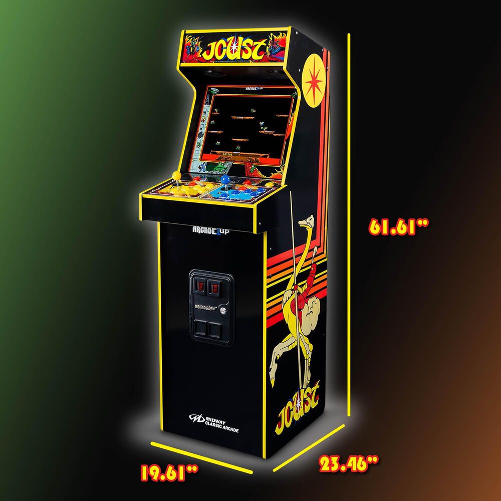 Arcade1Up Joust &amp; Rampage Deluxe Arcade Machine in Multicolor, , large
