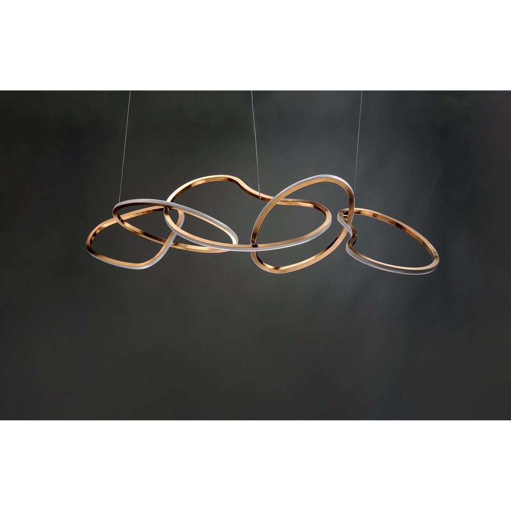 Maxim Lighting Unity 5-Light LED Pendant in Brushed Champagne, , large