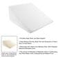 Timberlake Lavish Home High Wedge Memory Foam Pillow in Ivory, , large