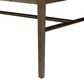 Four Hands Demi Accent Bench in Beige Shearling, , large