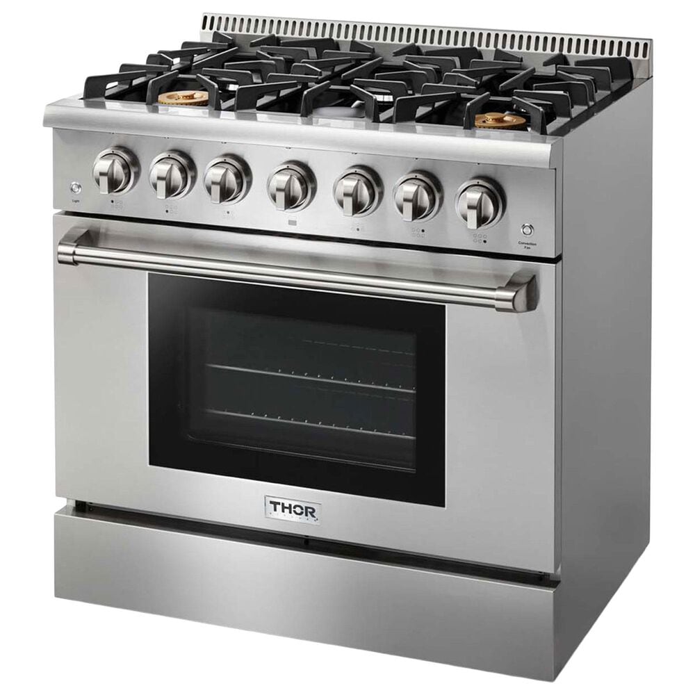 Thor Kitchen 5.2 Cu. Ft. Professional Liquid Propane Range in Stainless Steel, , large