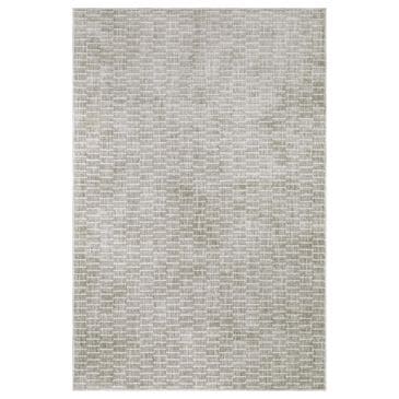 Oriental Weavers Oliver OLV01 Grey and Beige 5"3" x 7"6" Area Rug, , large