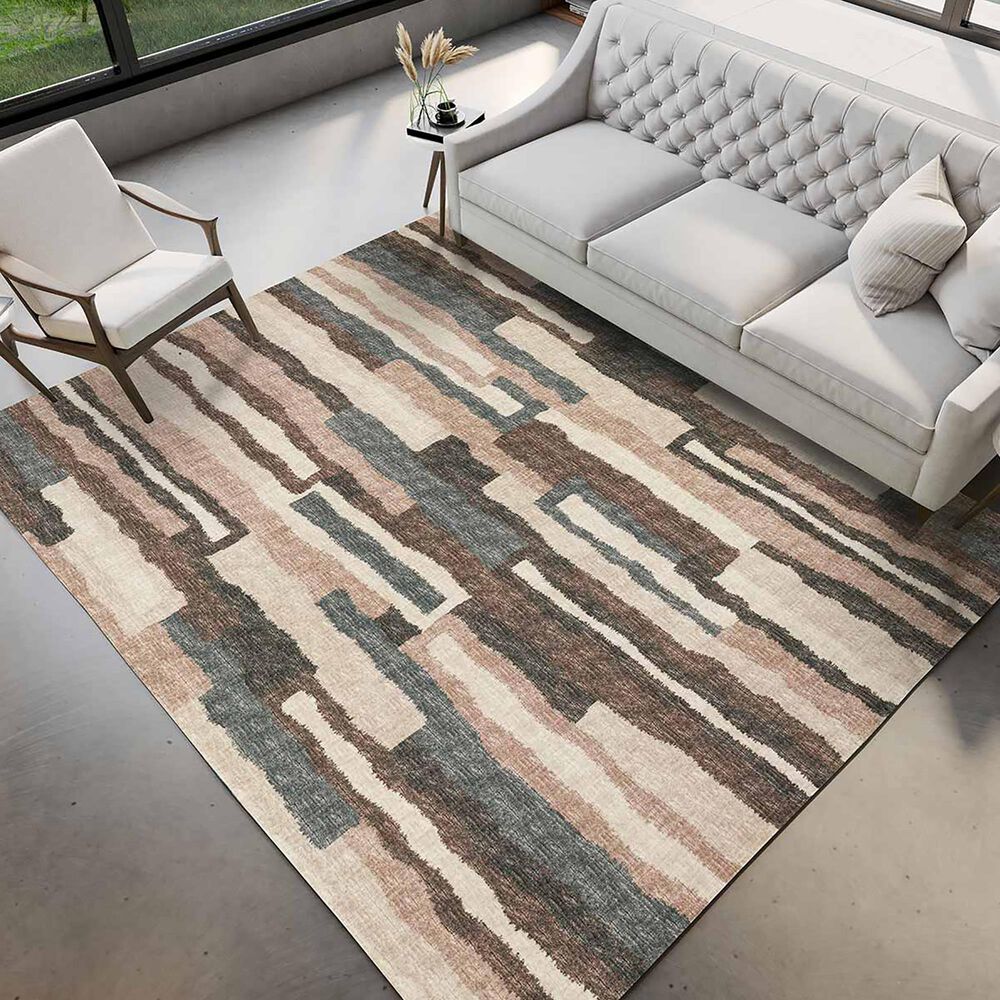 Dalyn Rug Company Brisbane Geometric 8&#39; x 10&#39; Sable Area Rug, , large