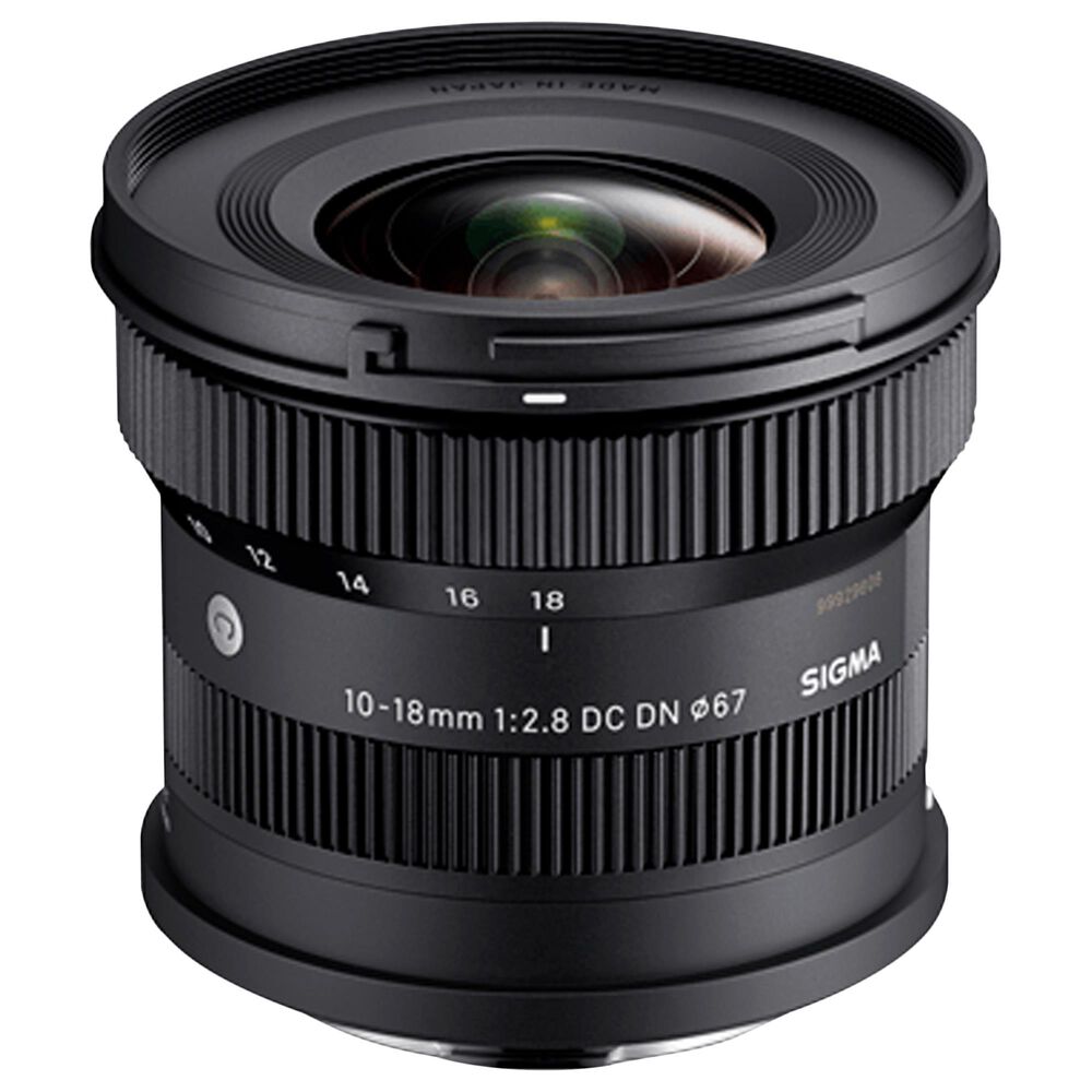 Sigma 10-18mm f/2.8 DC DN Contemporary Lens for Sony E-Mount in Black, , large