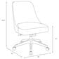 Rifle Paper Co Crafted by Cloth and Company Oxford Office Chair in Bramble Emerald, , large