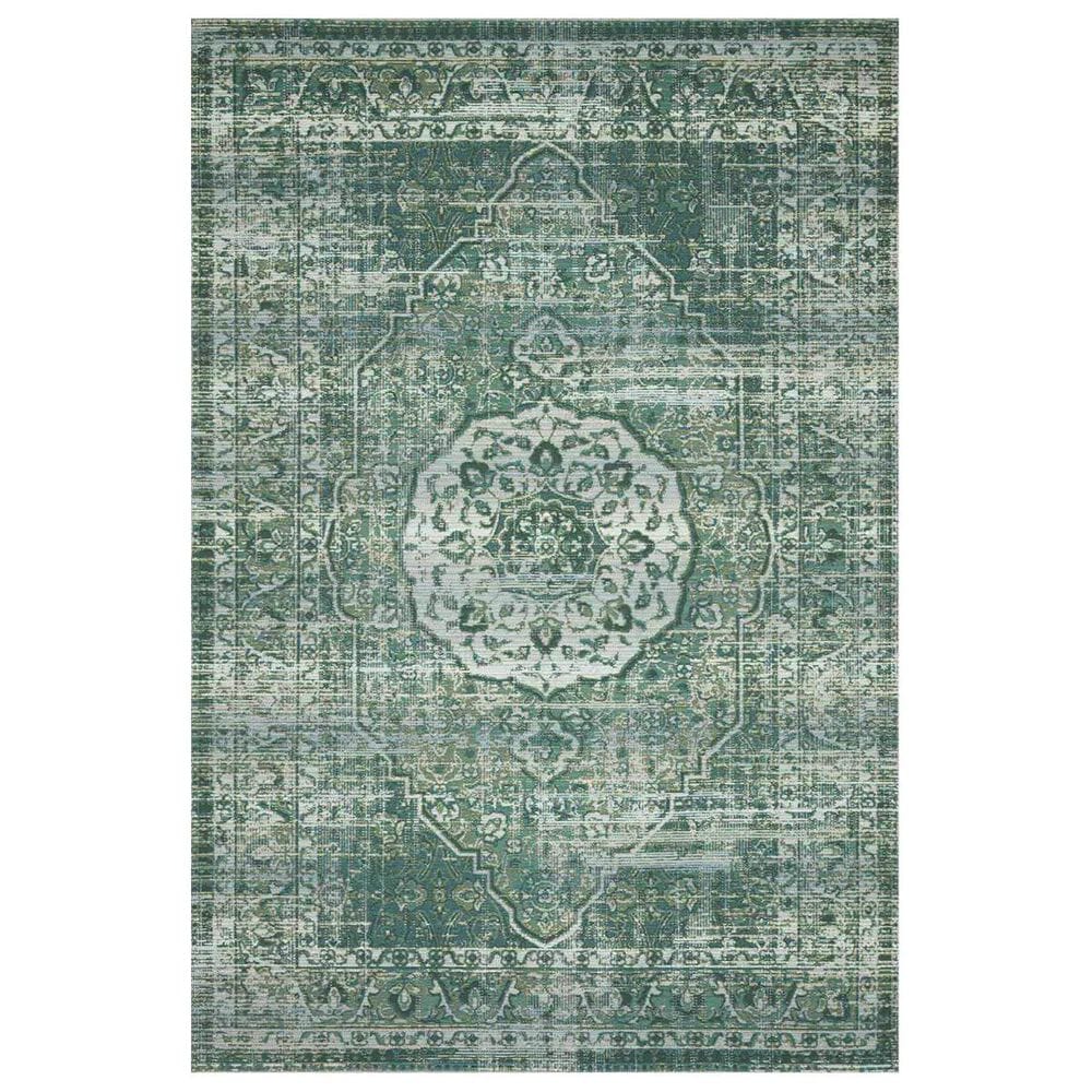 Loloi Mika 10"6" x 13"9" Green and Mist Area Performance Rug, , large