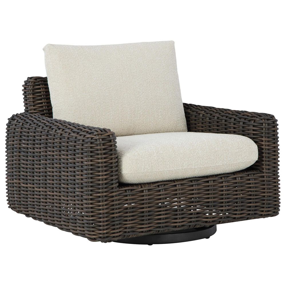 Ashley Kimora 6-Piece Patio Sectional Conversation Set in Dark Brown, , large