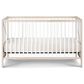 Hearth and Haven Pixie Zen 3-In-1 Convertible Crib in Washed Natural and White, , large