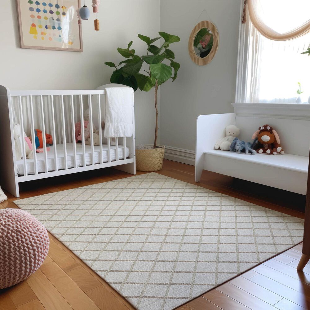 Dalyn Rug Company York 8&#39; x 10&#39; Ivory Indoor/Outdoor Area Rug, , large